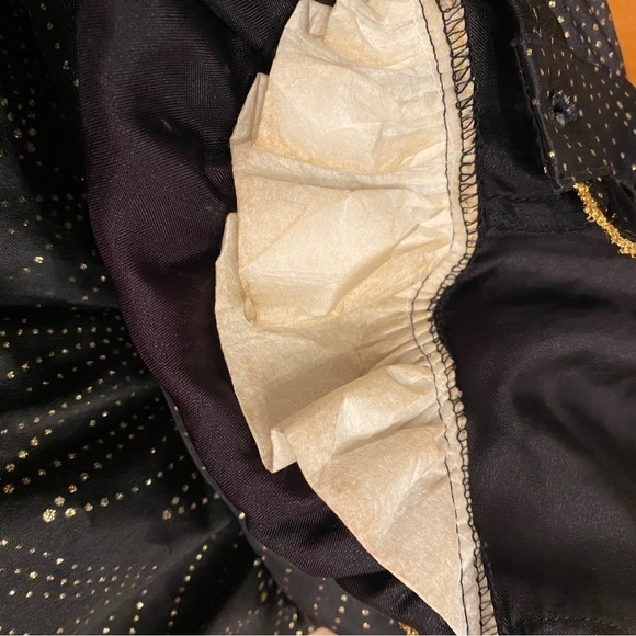 Elegant Black and Gold Button Down Shirt size Large - Picture 11 of 16